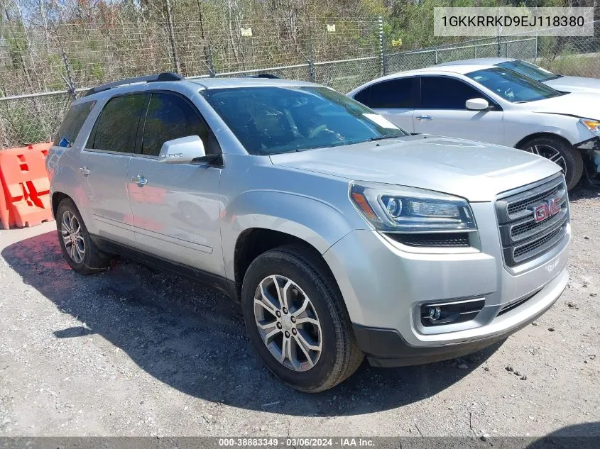 2014 GMC Acadia Slt-1 VIN: 1GKKRRKD9EJ118380 Lot: 38883349