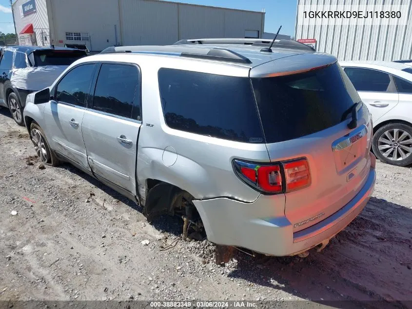 2014 GMC Acadia Slt-1 VIN: 1GKKRRKD9EJ118380 Lot: 38883349