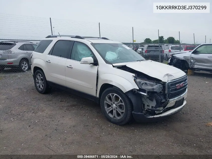 2014 GMC Acadia Slt-1 VIN: 1GKKRRKD3EJ370299 Lot: 39486871