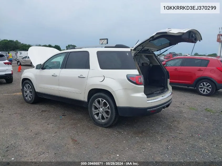 2014 GMC Acadia Slt-1 VIN: 1GKKRRKD3EJ370299 Lot: 39486871