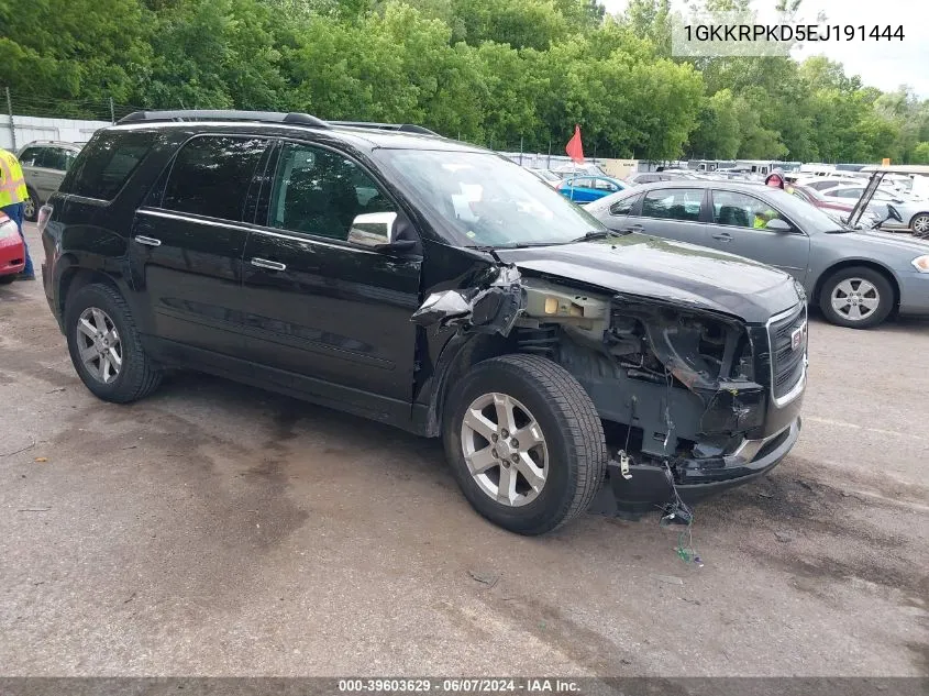 1GKKRPKD5EJ191444 2014 GMC Acadia Sle-2