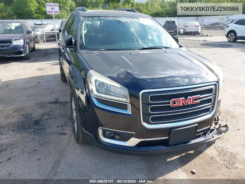 2014 GMC Acadia Slt-2 VIN: 1GKKVSKD7EJ290586 Lot: 39620757