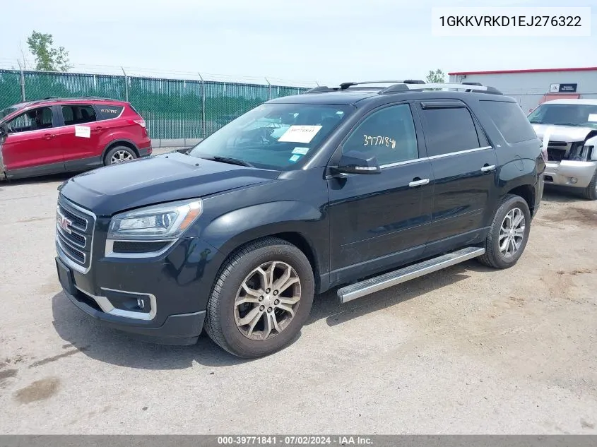 1GKKVRKD1EJ276322 2014 GMC Acadia Slt-1