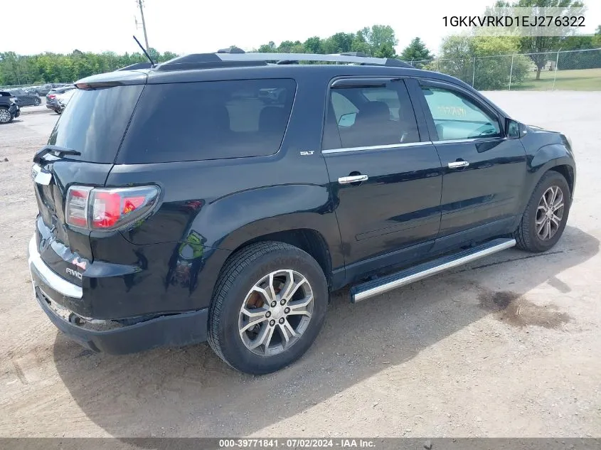 2014 GMC Acadia Slt-1 VIN: 1GKKVRKD1EJ276322 Lot: 39771841