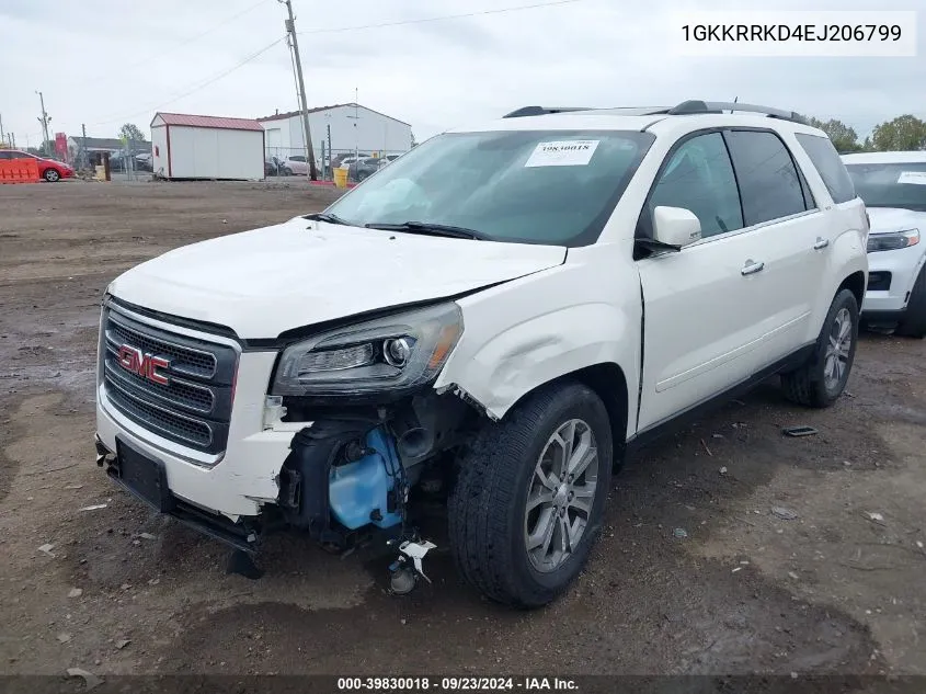 2014 GMC Acadia Slt-1 VIN: 1GKKRRKD4EJ206799 Lot: 39830018