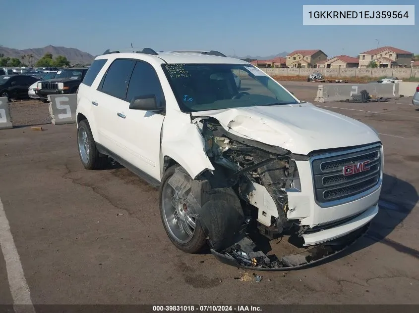 2014 GMC Acadia Sle-1 VIN: 1GKKRNED1EJ359564 Lot: 39831018