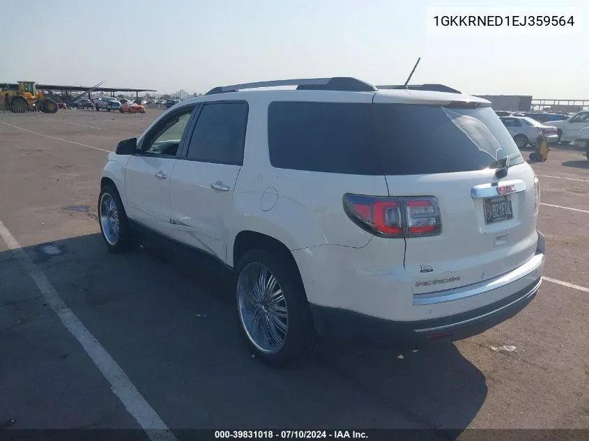 2014 GMC Acadia Sle-1 VIN: 1GKKRNED1EJ359564 Lot: 39831018