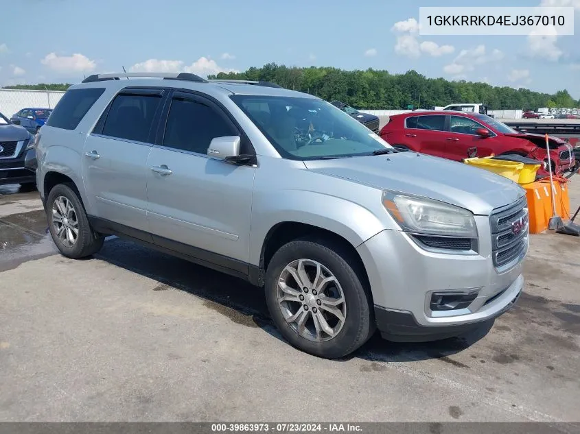 2014 GMC Acadia Slt-1 VIN: 1GKKRRKD4EJ367010 Lot: 39863973