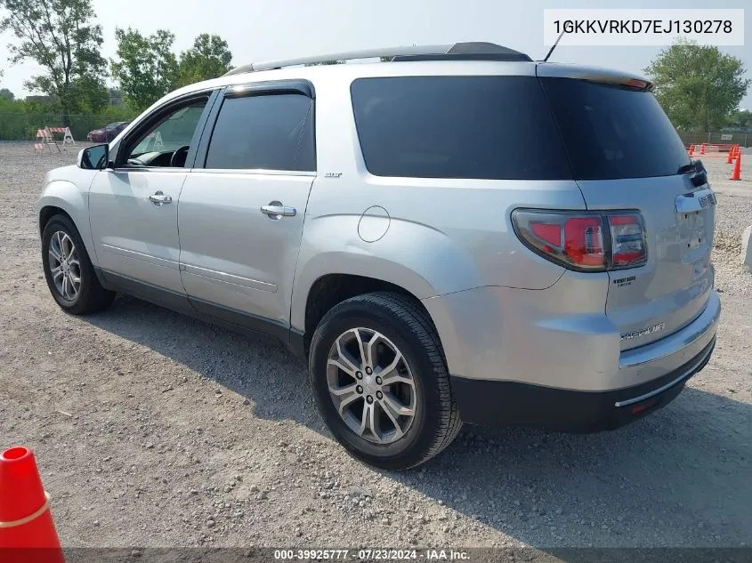 2014 GMC Acadia Slt-1 VIN: 1GKKVRKD7EJ130278 Lot: 39925777