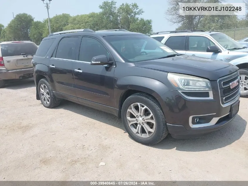 2014 GMC Acadia Slt-1 VIN: 1GKKVRKD1EJ102248 Lot: 39940645