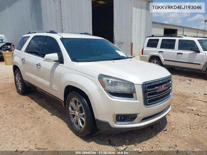 1GKKVRKD4EJ193046 2014 GMC Acadia Slt-1