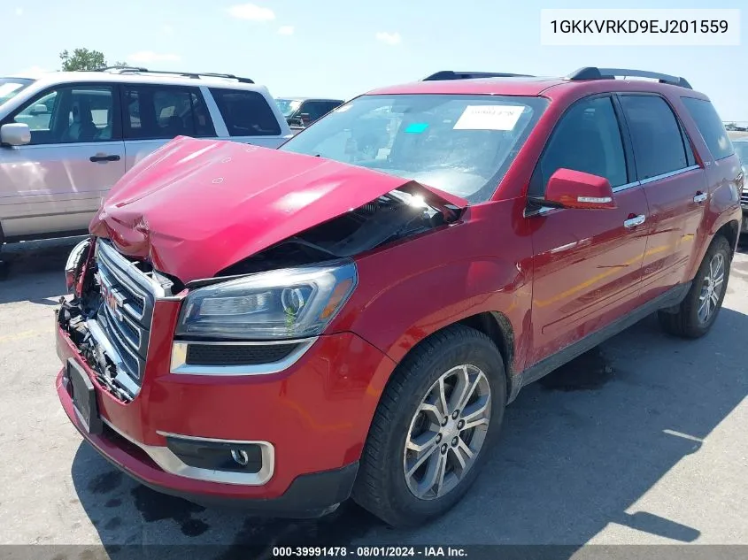 2014 GMC Acadia Slt-1 VIN: 1GKKVRKD9EJ201559 Lot: 39991478