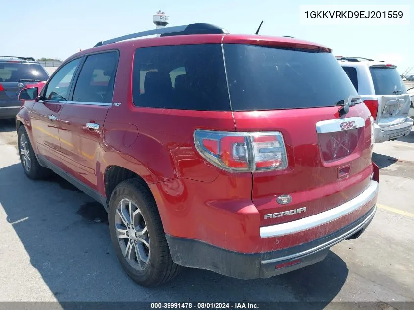 1GKKVRKD9EJ201559 2014 GMC Acadia Slt-1