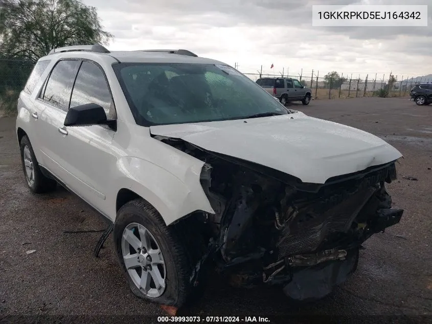 1GKKRPKD5EJ164342 2014 GMC Acadia Sle-2