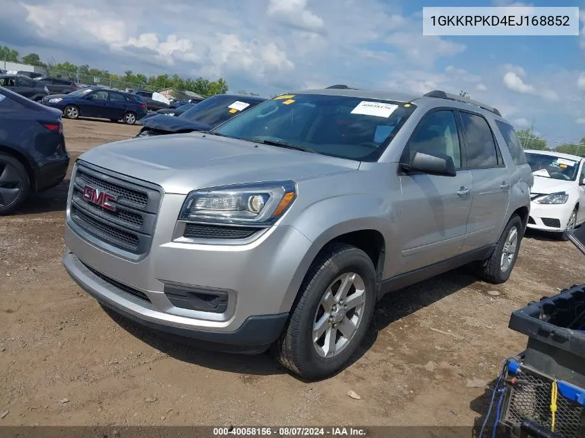 2014 GMC Acadia Sle-2 VIN: 1GKKRPKD4EJ168852 Lot: 40058156