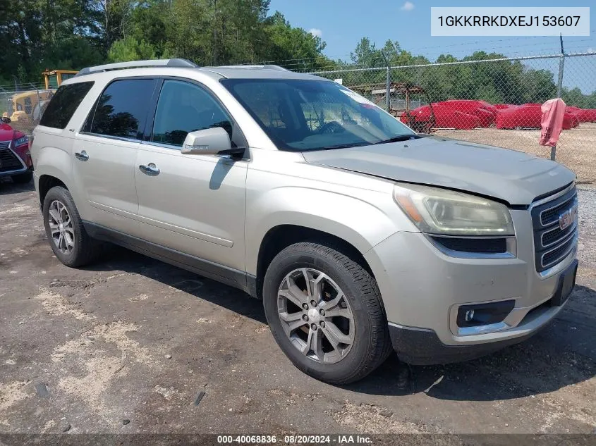 2014 GMC Acadia Slt-1 VIN: 1GKKRRKDXEJ153607 Lot: 40068836