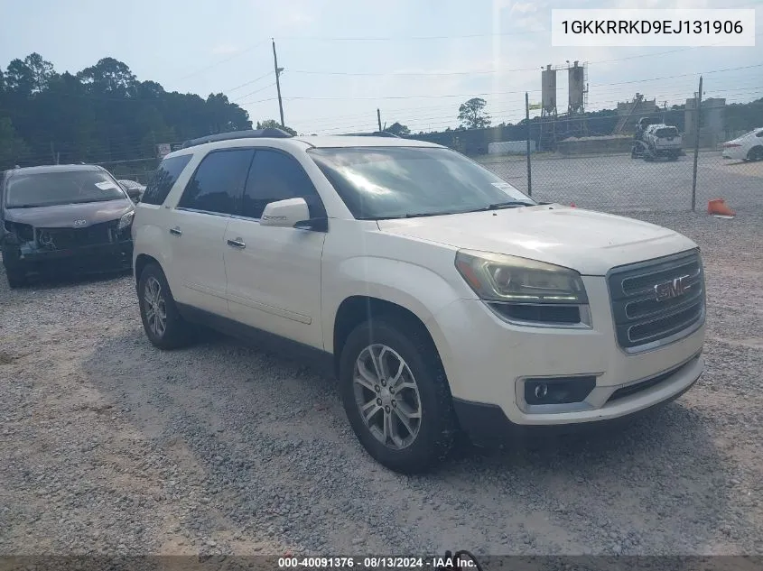 2014 GMC Acadia Slt-1 VIN: 1GKKRRKD9EJ131906 Lot: 40091376