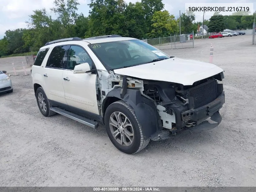 2014 GMC Acadia Slt-1 VIN: 1GKKRRKD8EJ216719 Lot: 40138089