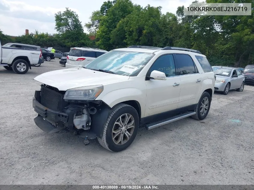 2014 GMC Acadia Slt-1 VIN: 1GKKRRKD8EJ216719 Lot: 40138089