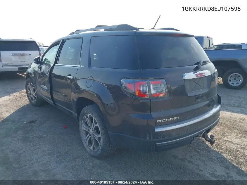 2014 GMC Acadia Slt-1 VIN: 1GKKRRKD8EJ107595 Lot: 40185157