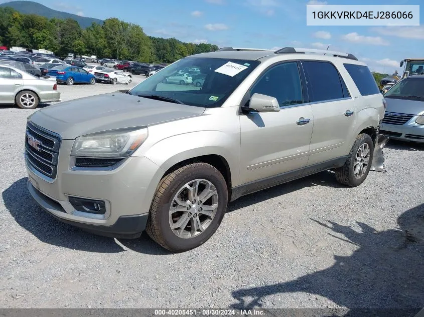 2014 GMC Acadia Slt-1 VIN: 1GKKVRKD4EJ286066 Lot: 40205451