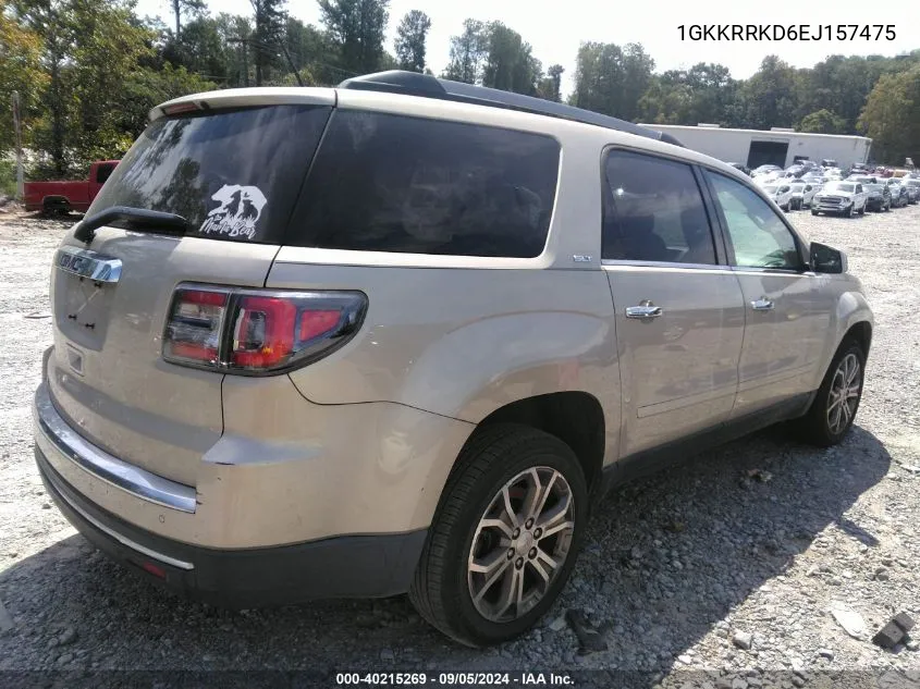 1GKKRRKD6EJ157475 2014 GMC Acadia Slt-1