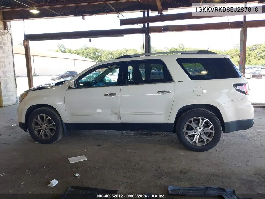 2014 GMC Acadia Slt-1 VIN: 1GKKVRKD8EJ287818 Lot: 40252812