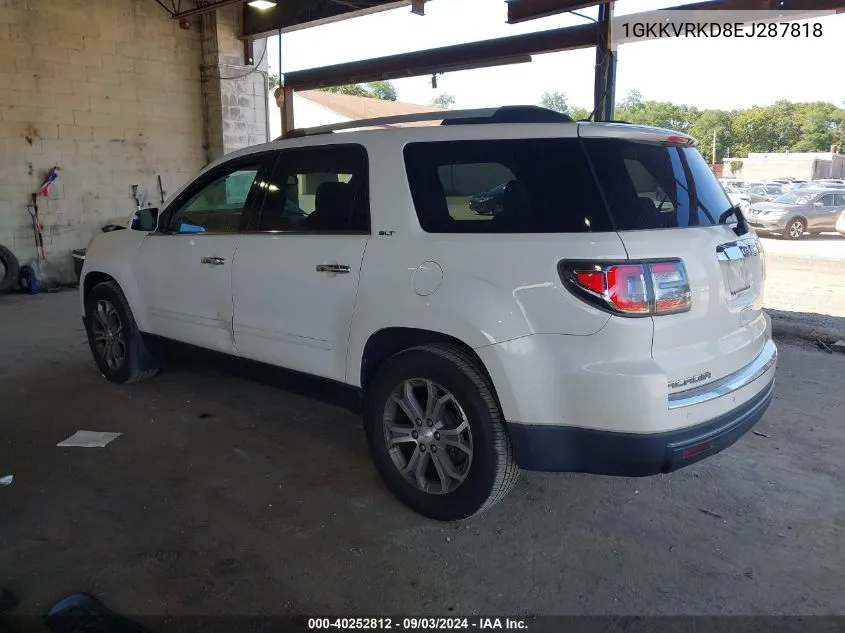 2014 GMC Acadia Slt-1 VIN: 1GKKVRKD8EJ287818 Lot: 40252812