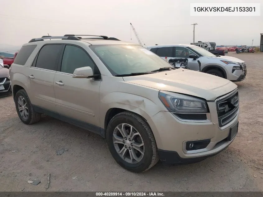 2014 GMC Acadia Slt-2 VIN: 1GKKVSKD4EJ153301 Lot: 40289914