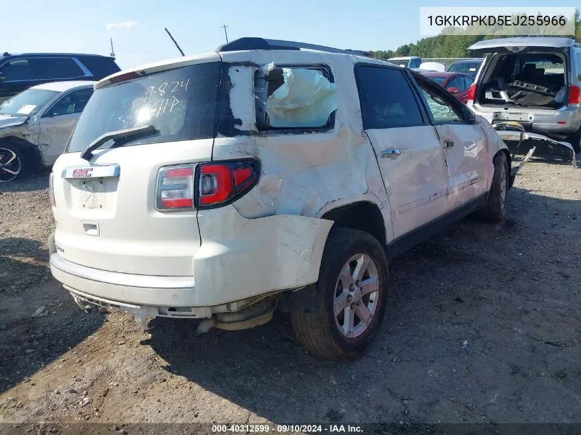 2014 GMC Acadia Sle-2 VIN: 1GKKRPKD5EJ255966 Lot: 40312599