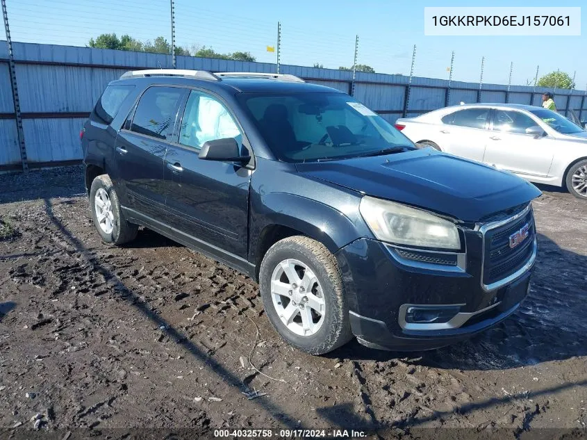 2014 GMC Acadia Sle-2 VIN: 1GKKRPKD6EJ157061 Lot: 40325758