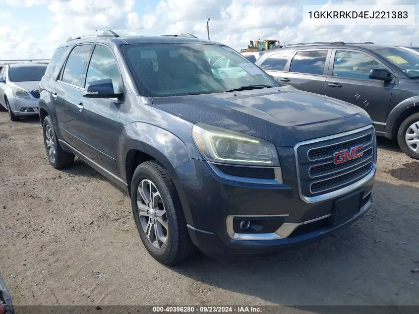 2014 GMC Acadia Slt-1 VIN: 1GKKRRKD4EJ221383 Lot: 40396280