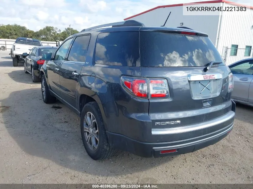 2014 GMC Acadia Slt-1 VIN: 1GKKRRKD4EJ221383 Lot: 40396280