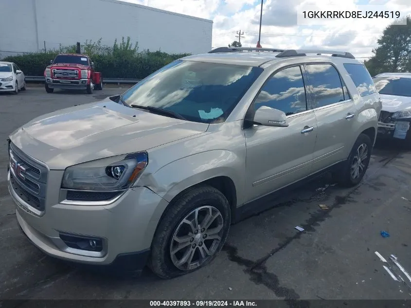 2014 GMC Acadia Slt-1 VIN: 1GKKRRKD8EJ244519 Lot: 40397893