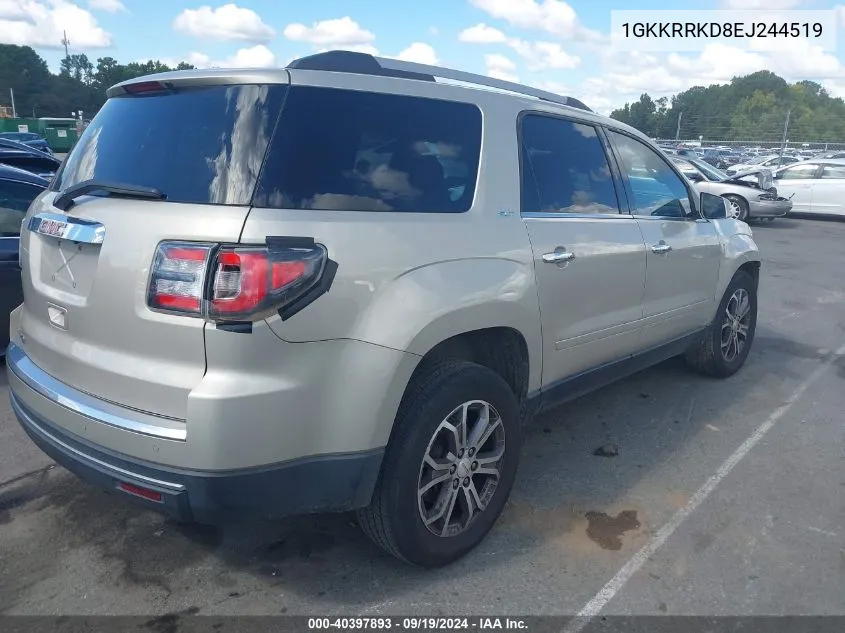 2014 GMC Acadia Slt-1 VIN: 1GKKRRKD8EJ244519 Lot: 40397893