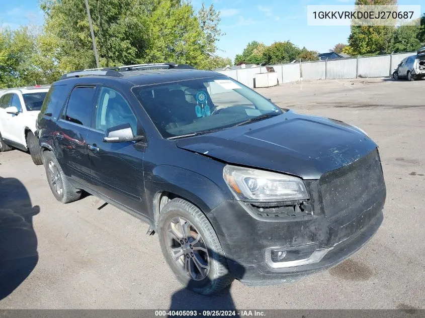 1GKKVRKD0EJ270687 2014 GMC Acadia Slt-1