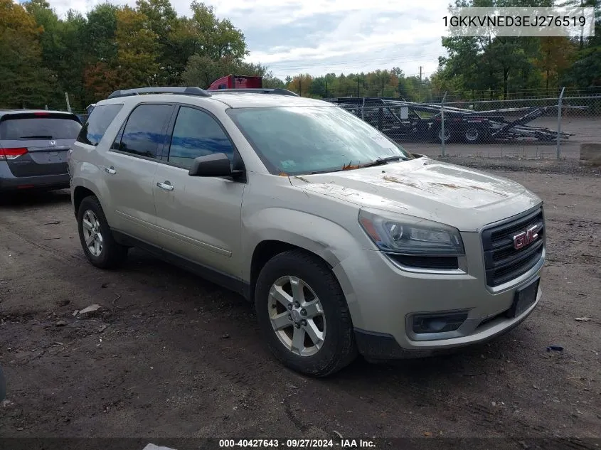 2014 GMC Acadia Sle-1 VIN: 1GKKVNED3EJ276519 Lot: 40427643