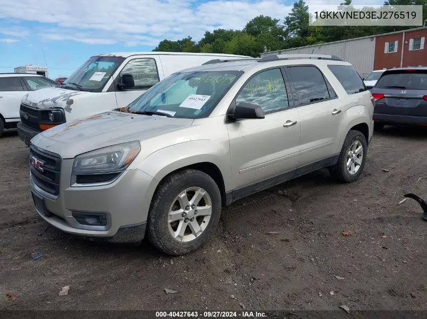 2014 GMC Acadia Sle-1 VIN: 1GKKVNED3EJ276519 Lot: 40427643