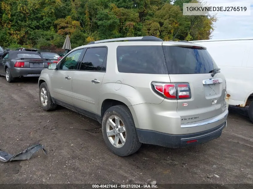 2014 GMC Acadia Sle-1 VIN: 1GKKVNED3EJ276519 Lot: 40427643