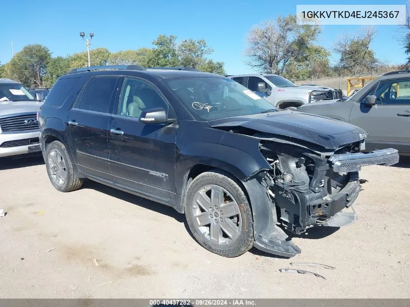 2014 GMC Acadia Denali VIN: 1GKKVTKD4EJ245367 Lot: 40437282