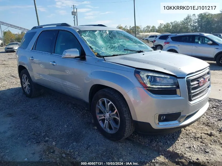 2014 GMC Acadia Slt-1 VIN: 1GKKRRKD1EJ101217 Lot: 40507131