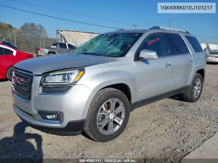 2014 GMC Acadia Slt-1 VIN: 1GKKRRKD1EJ101217 Lot: 40507131