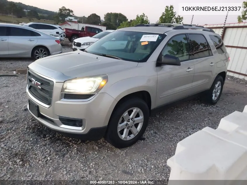 2014 GMC Acadia Sle-1 VIN: 1GKKRNED6EJ213337 Lot: 40507283