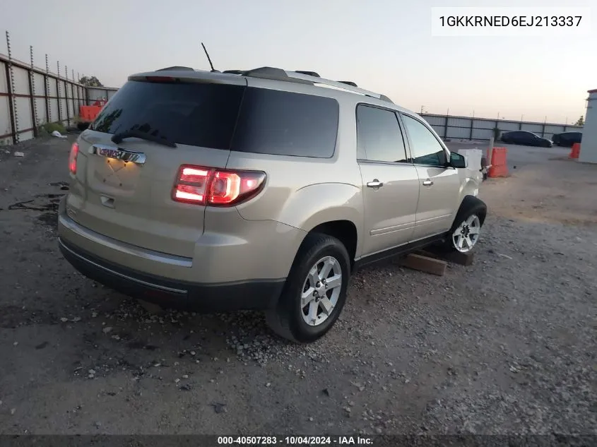 2014 GMC Acadia Sle-1 VIN: 1GKKRNED6EJ213337 Lot: 40507283