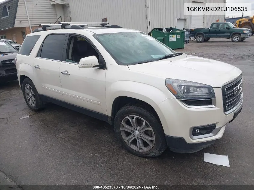 2014 GMC Acadia Slt-1 VIN: 1GKKVRKD2EJ106535 Lot: 40523570