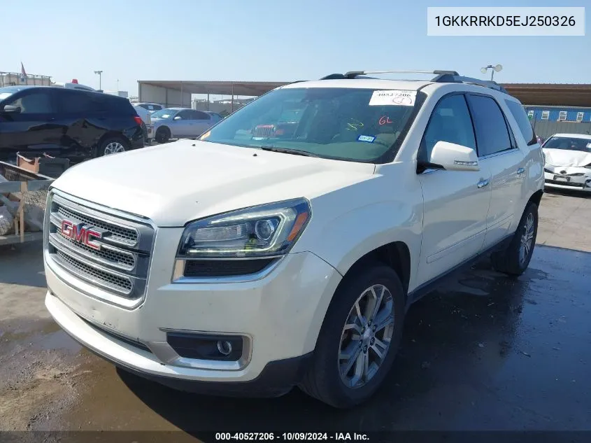 2014 GMC Acadia Slt-1 VIN: 1GKKRRKD5EJ250326 Lot: 40527206