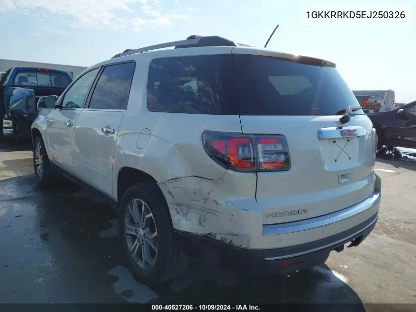 2014 GMC Acadia Slt-1 VIN: 1GKKRRKD5EJ250326 Lot: 40527206