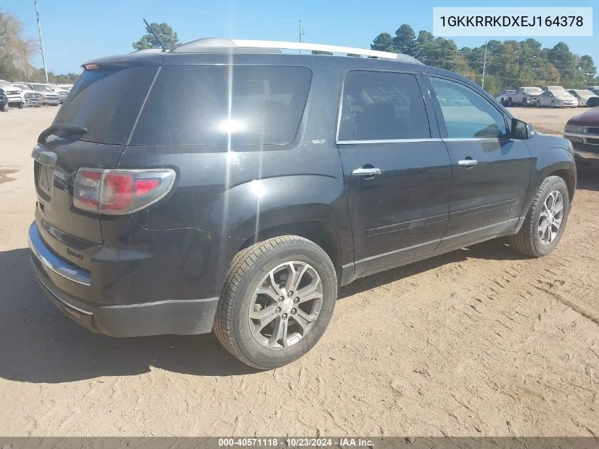 2014 GMC Acadia Slt-1 VIN: 1GKKRRKDXEJ164378 Lot: 40571118