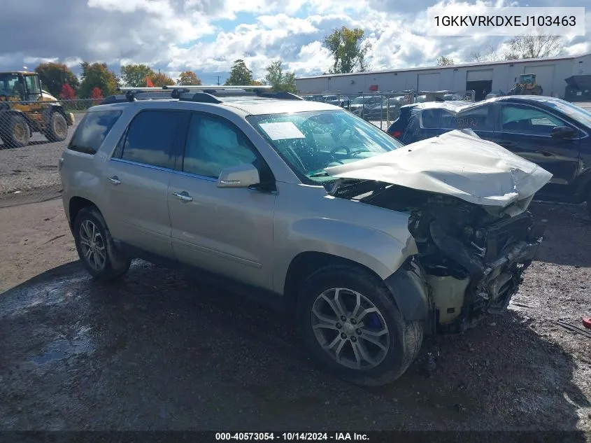 2014 GMC Acadia Slt-1 VIN: 1GKKVRKDXEJ103463 Lot: 40573054