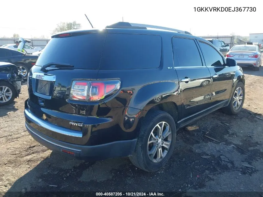 2014 GMC Acadia Slt-1 VIN: 1GKKVRKD0EJ367730 Lot: 40587205